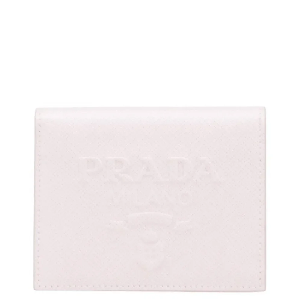 Prada Emboss Logo Bi-fold Wallet